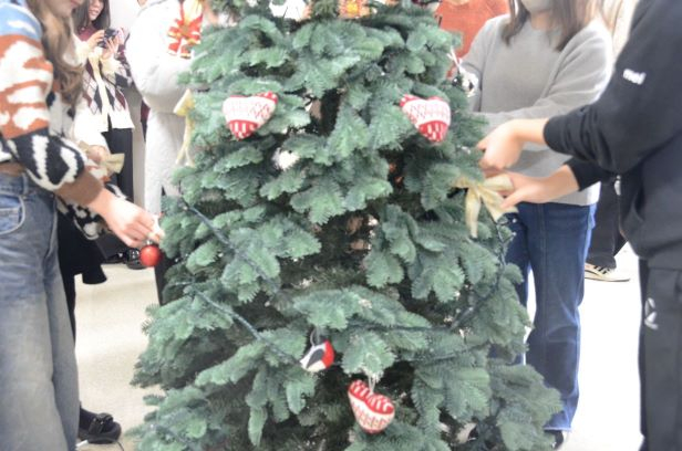 ＜関学✖️EOL＞クリスマスの飾りつけを行いました