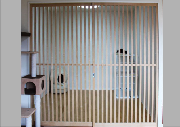 タモの幅広間仕切り格子