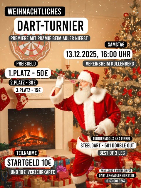 Dart an Weihnachten