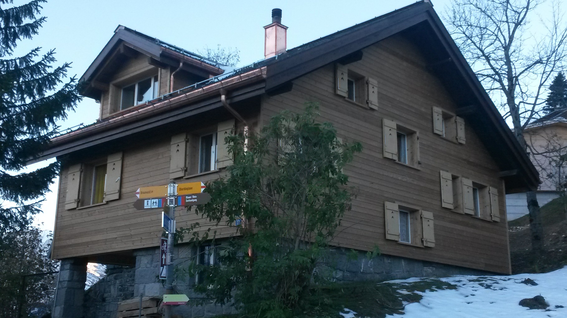 Fassade/Modernisierung Ferienhaus, Braunwald