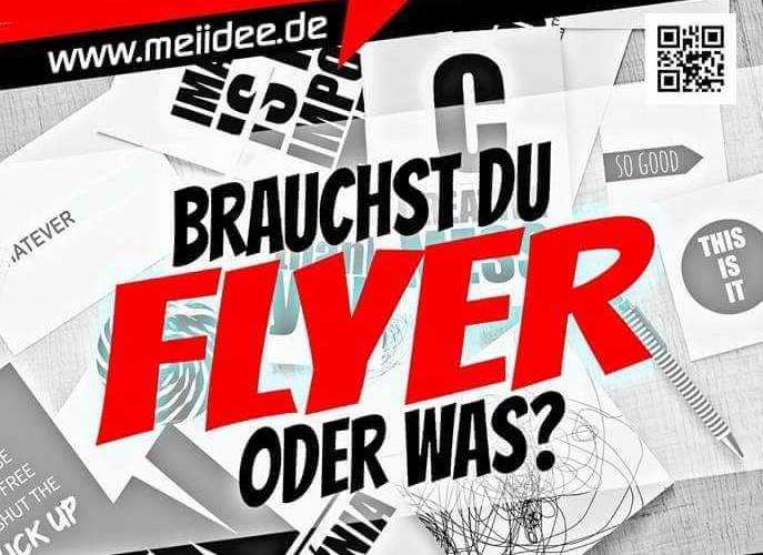 Flyer vom Profi VS. Flyer in Paint? Es zählt einzig und allein der WOW-Effekt!