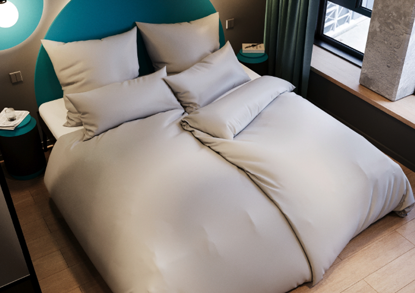 New: Bed linen „Vaduz“ in silver grey