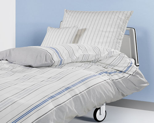 High quality yarn dyed bed linen for hospital and nursing home