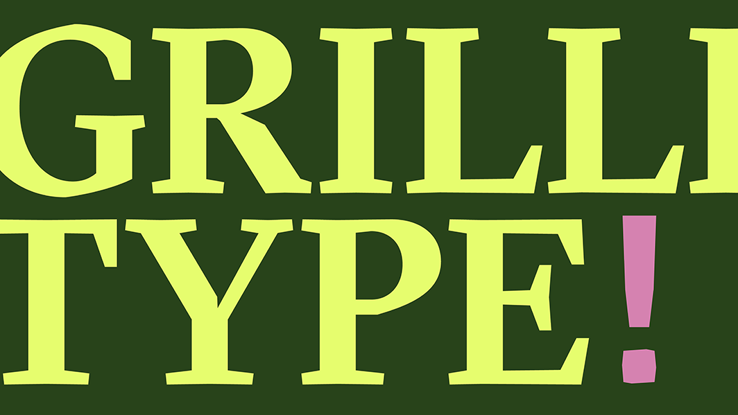 Grilli Type in Anwendung einer Fiktiven Marke