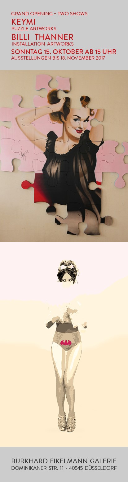 Ausstellung Burkhard eikelmann Galerie, Keymi - Billy Thanner