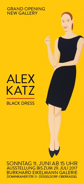 Ausstellung Burkhard eikelmann Galerie, Alex Katz - Black Dress