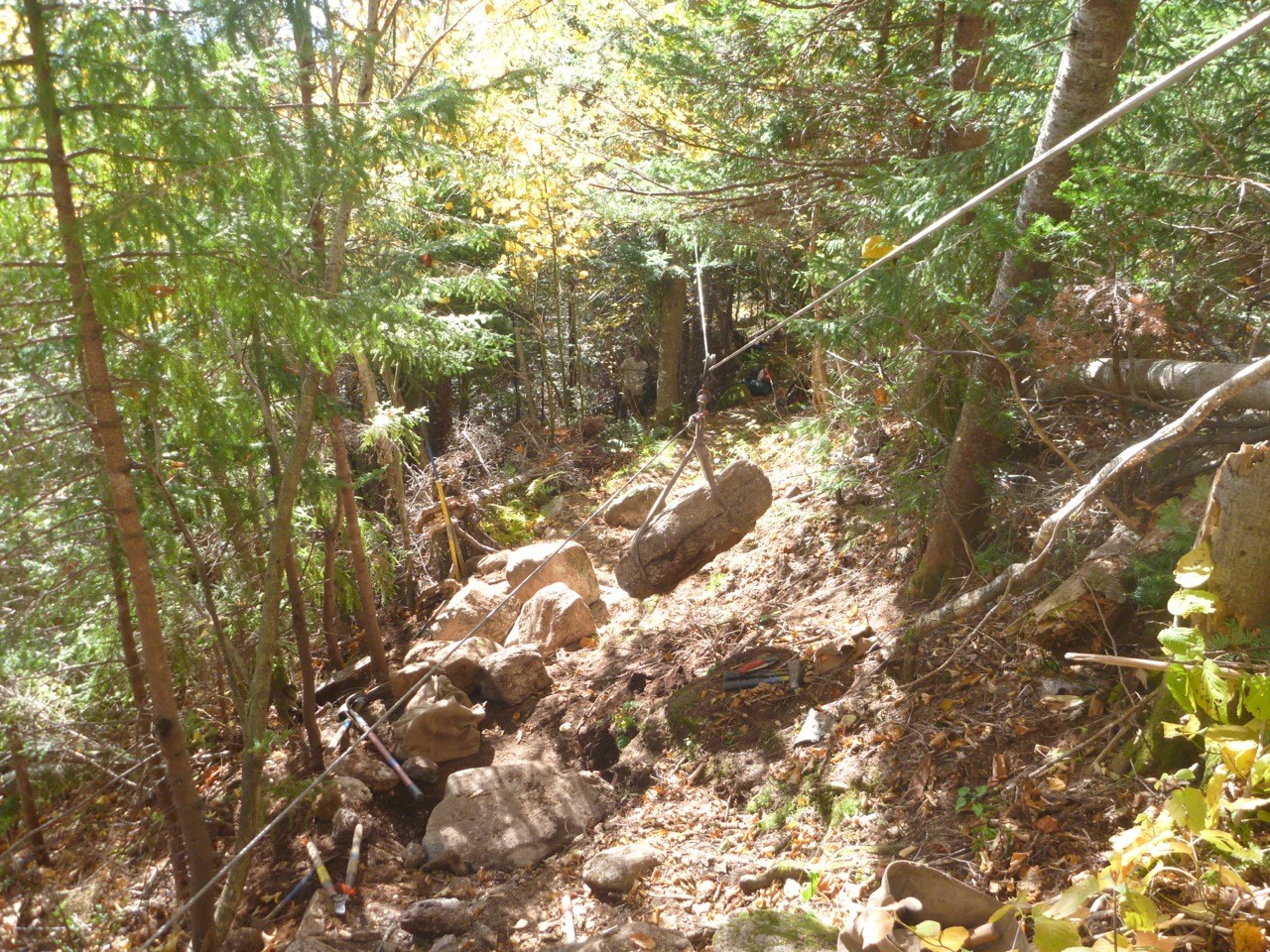 Dicey's Mill Trail, Ferncroft, NH OBP Trailworks LLC