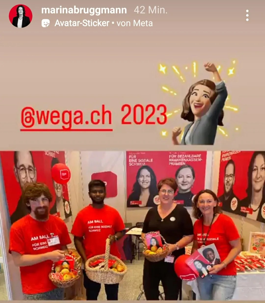 WEGA Start mit Unterstützung der SP Weinfelden, 09.2023