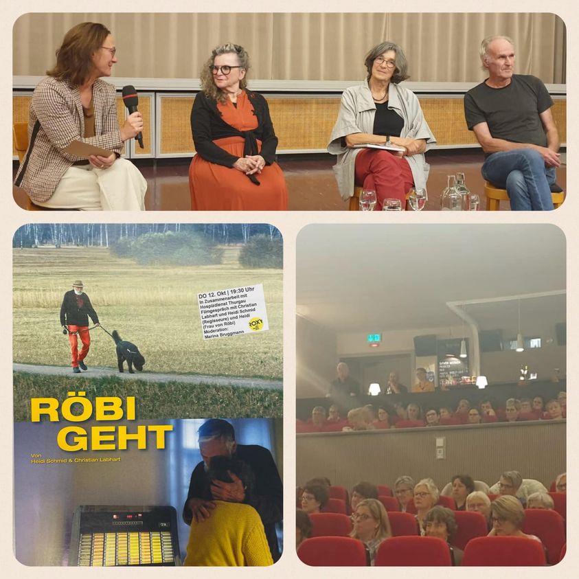 "Röbi geht" Filevent zum intern. Hospiz- und Palliativtag, Kino Roxy Romanshorn, 12.10.2023