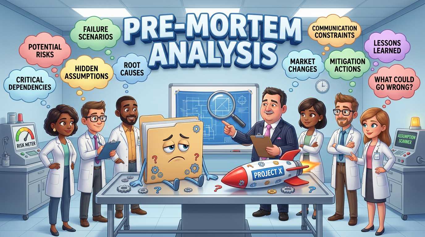 Pre-Mortem Analyse: Kein Projektabbruch, sicherer Abschluss