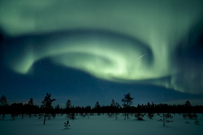 Northern Lights (picture:JaniKärppä-Flatlight-VisitFinland)