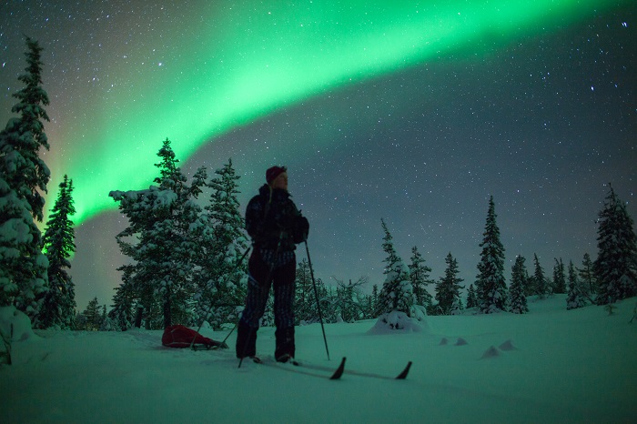 Northern Lights in Muonio (picture:AnttiPietikäinen-VisitFinland)