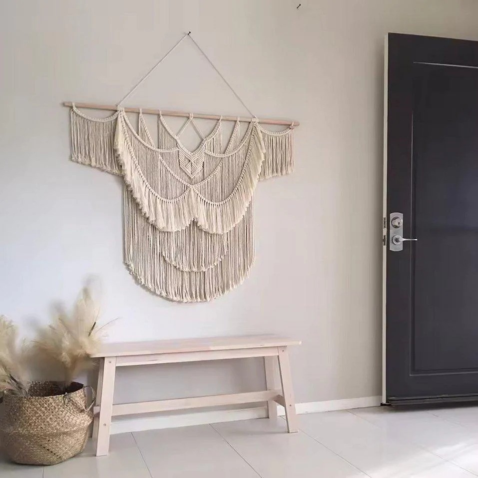 Brighten up Dull Corners with Macrame Wall Hanging and other simple DIY items. - fordecorhome
