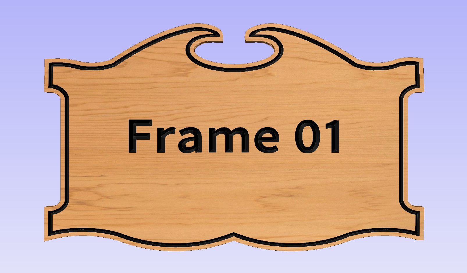This Frame requires a 13.5" x 23" or larger sign.