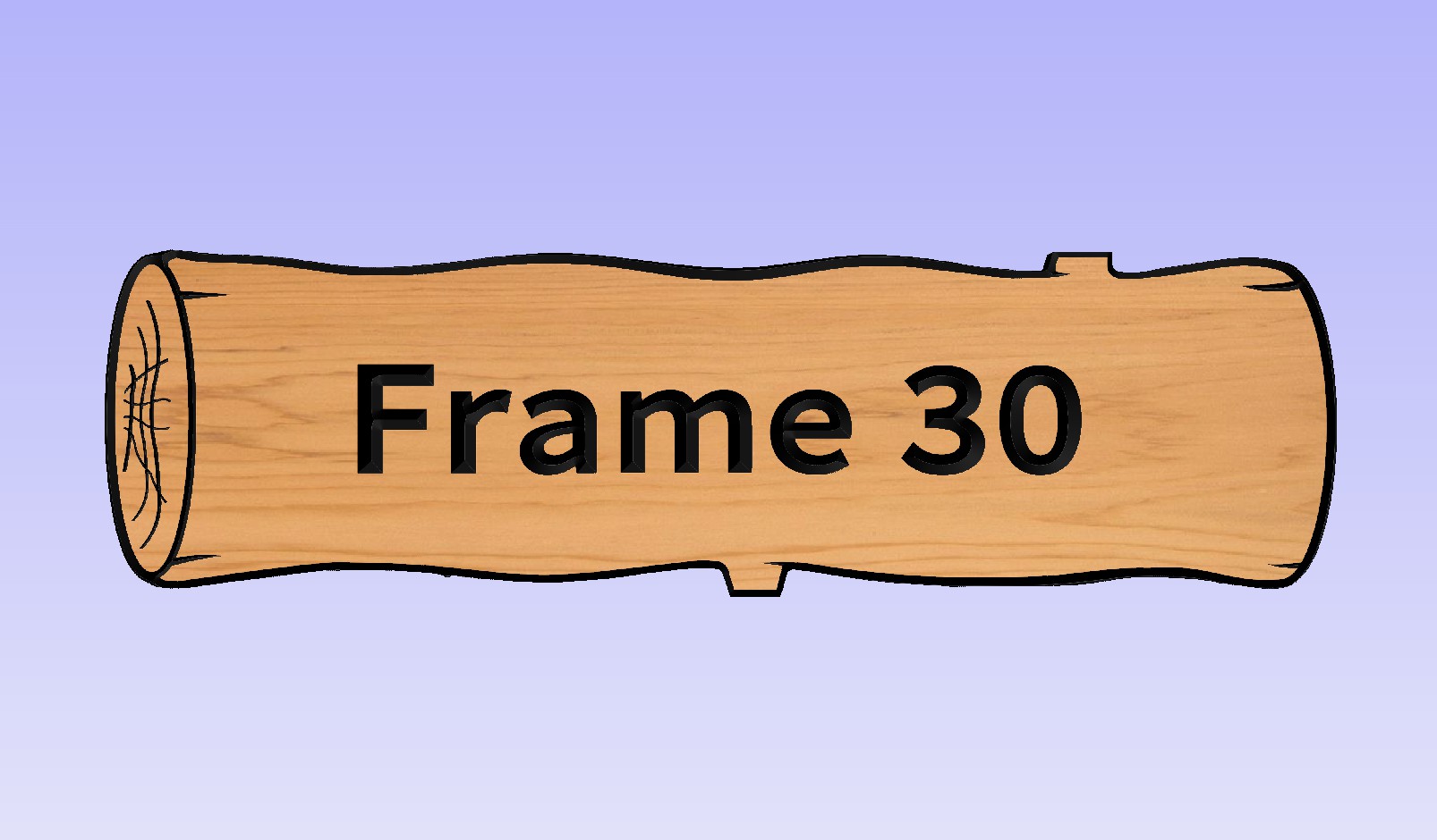 This Frame works only with a 1 board sign.