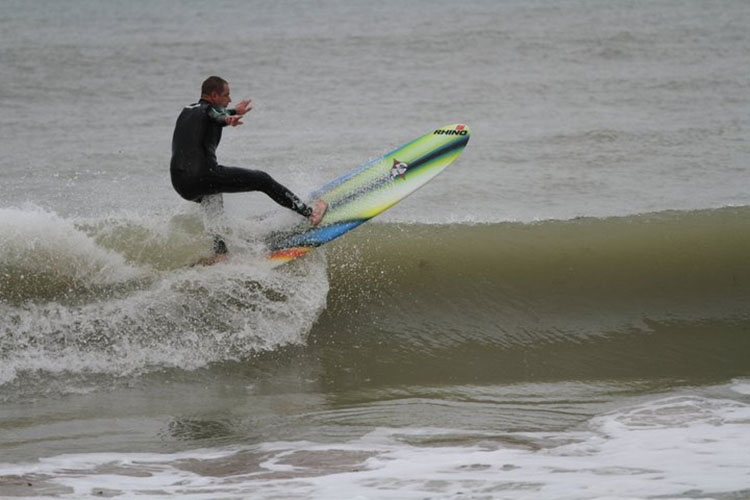 Surfing at Joss Bay. Image via kentsurf.com