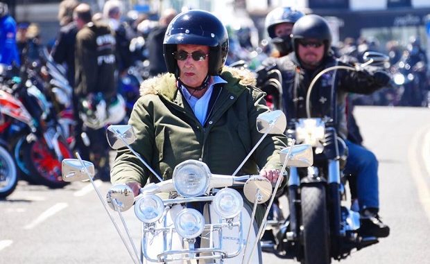Old-school Mods and Rockers arrive at the Margate Meltdown. Image courtesy of Isle of Thanet Gazette