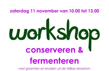 Workshop Conserveren en Fermenteren