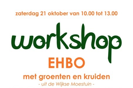 DEZE WORKSHOP IS VOL Workshop EHBO met groenten en kruiden
