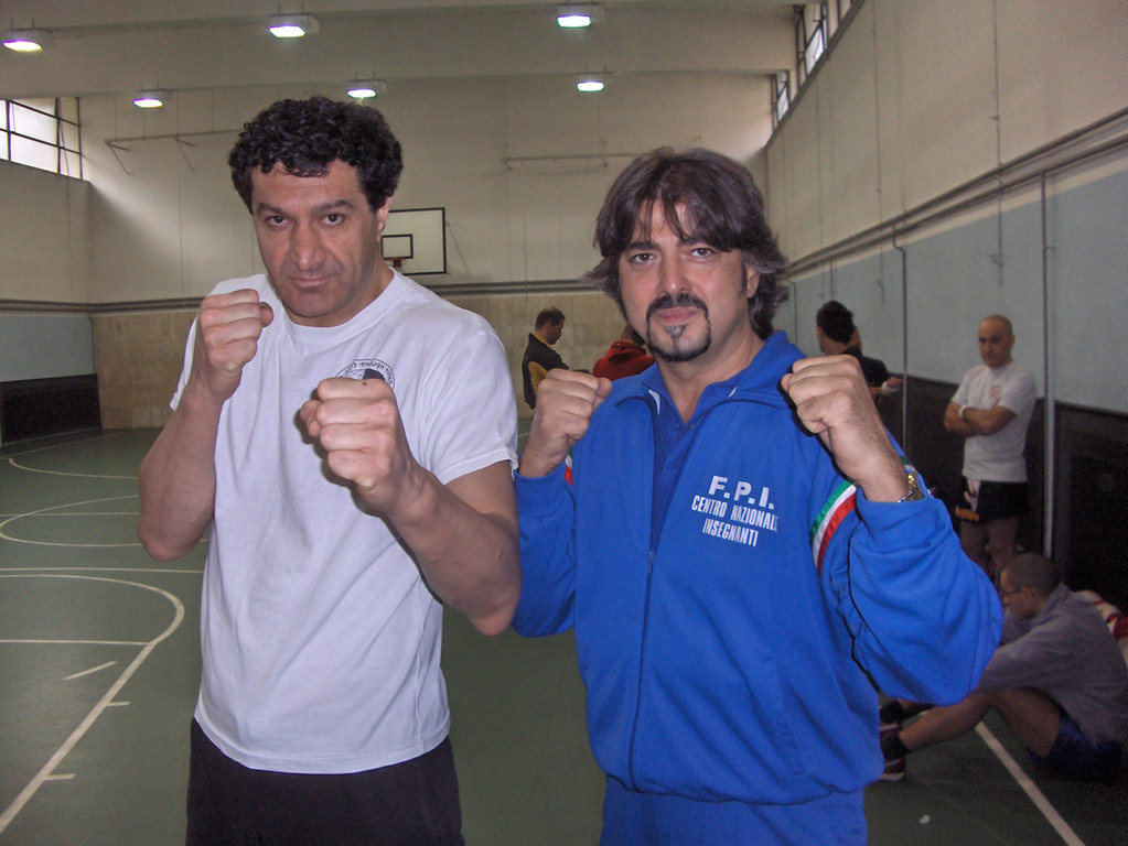 Con Franco Scorrano, presidente W.F.C. Italia