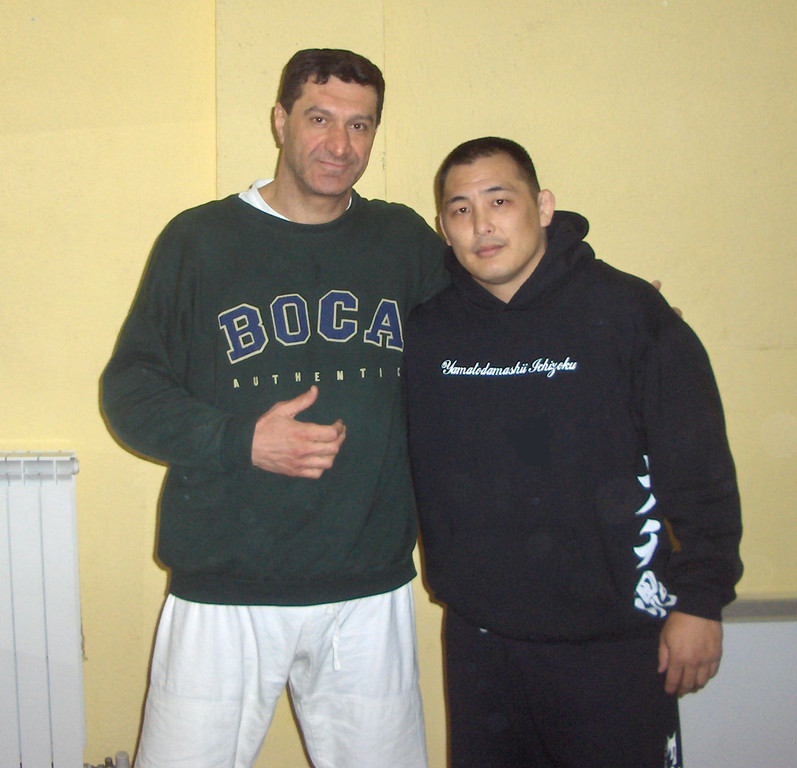 Con Enson Inoue, campione dell'UFC