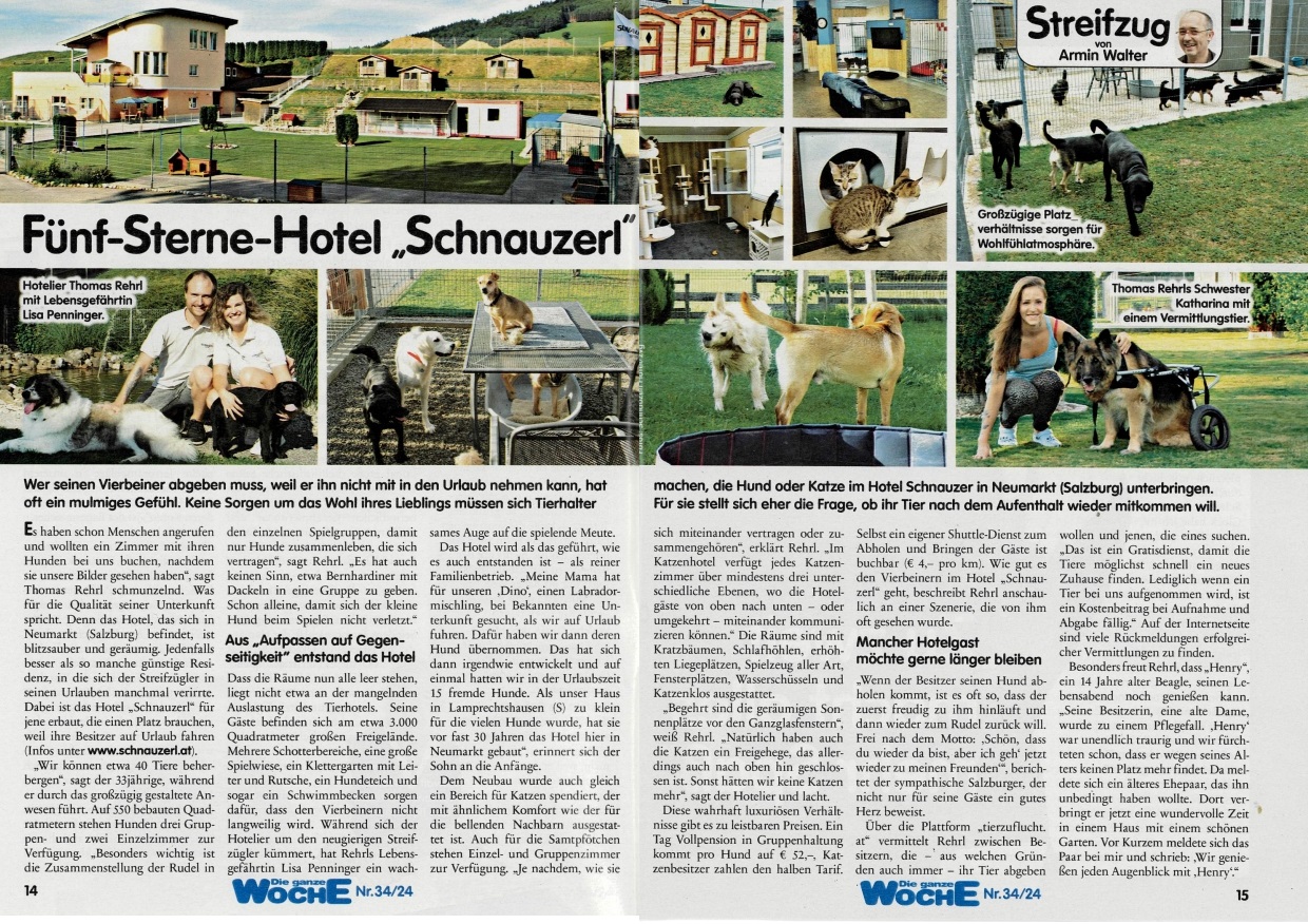 Pressebericht vom 21.08.2024: "DIE GANZE WOCHE"