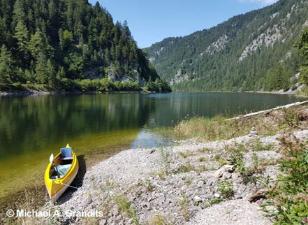 Salza Stausee, der hundefreundliche Natursee in  Bad Mitterndorf © MAG