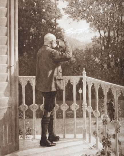 Historisches Homeoffice in Wien, Kaiser Franz Joseph I., ein wahrer Workaholic