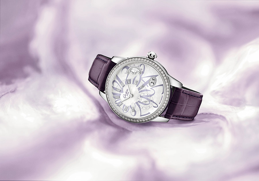 MAG Lifestyle Magazin online Uhren Glashütte Original Damenarmbanduhr PanoMatic Luna Luxus Schmuck
