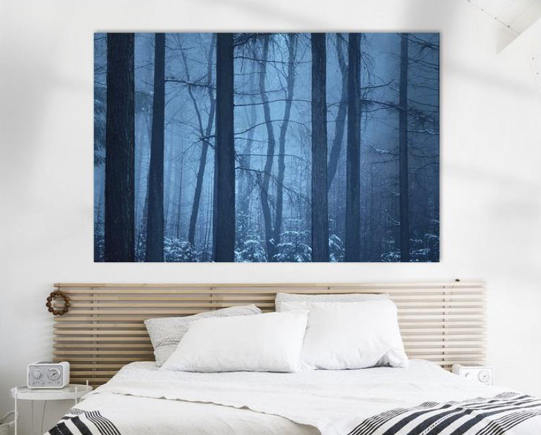 WerkaandeMuur-Winters blauw