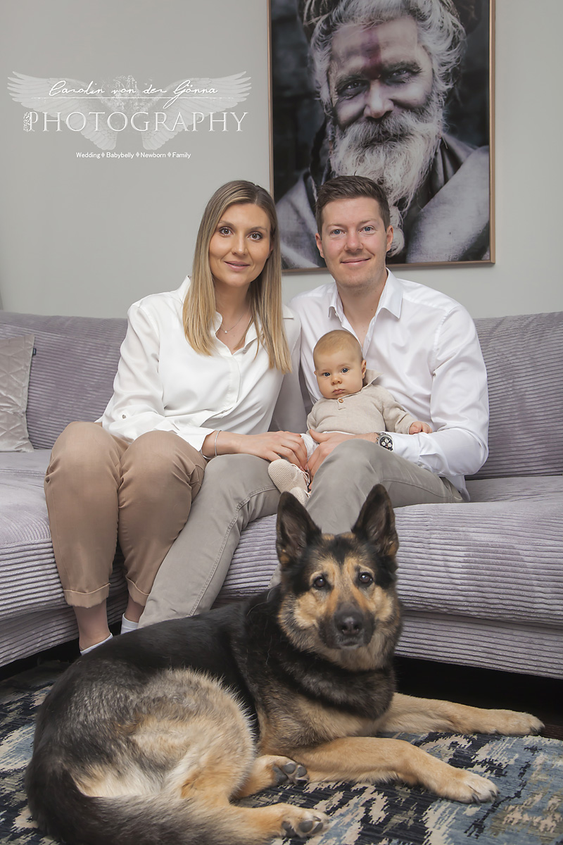 Portrait mit Hund, Zeiningen