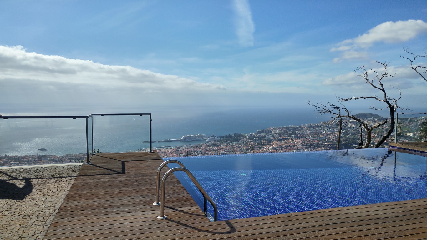 Infinity Pool looking over Funchal