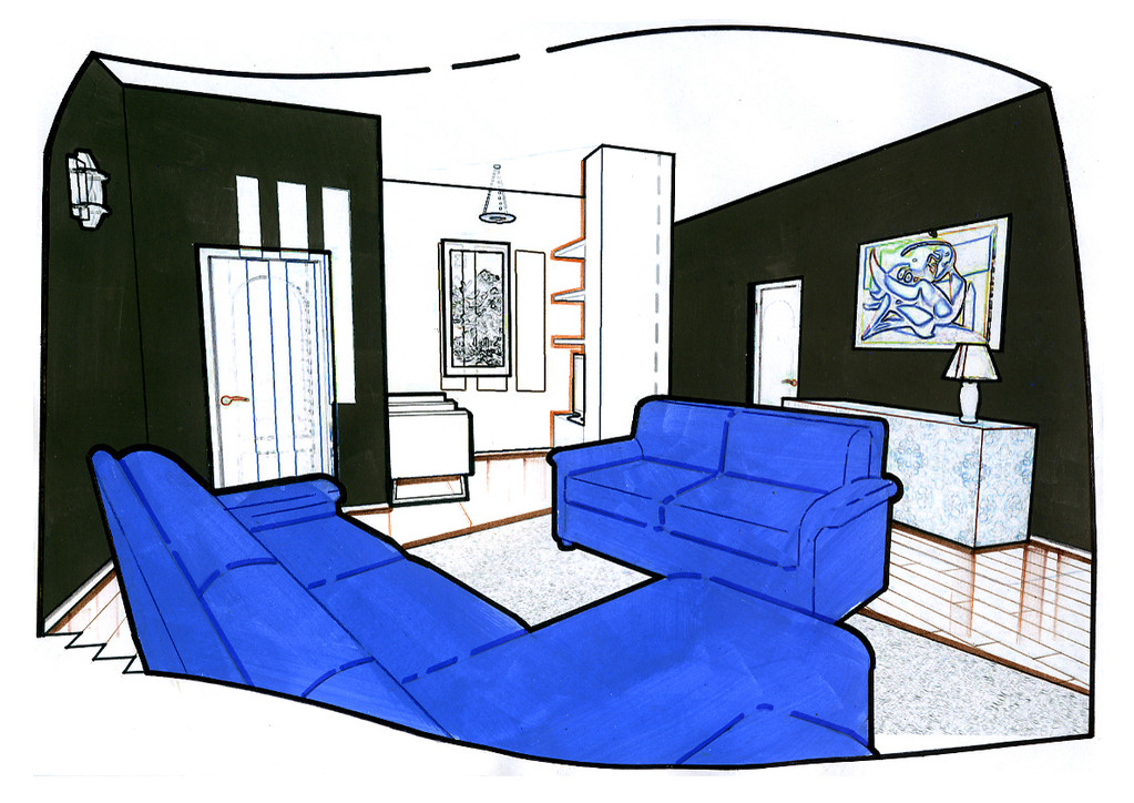 Vanessa Maria Mineo, progetto per privato "living room"