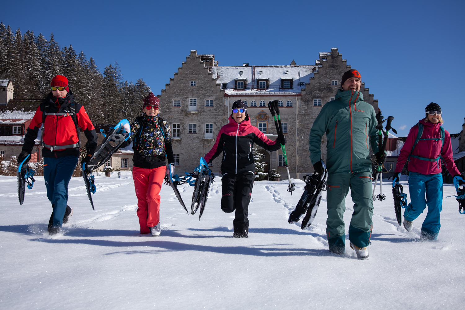 Schneeschuh-Shooting für Das Kranzbach