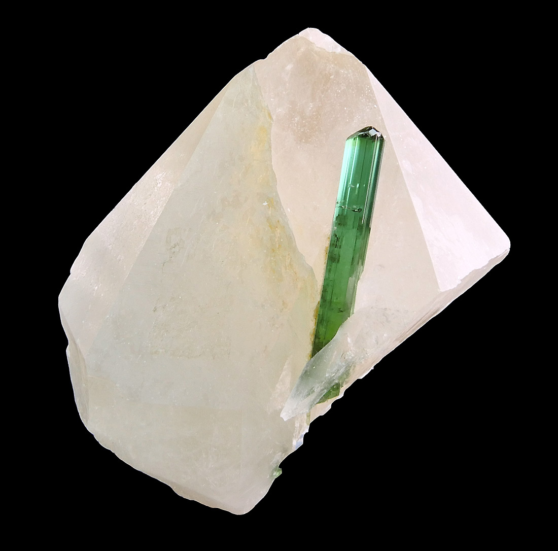 Tourmaline-quartz ; Aricanga ; Brésil