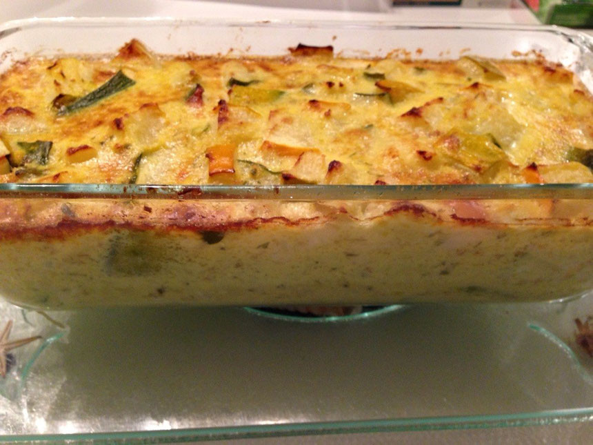 Flan de courgettes