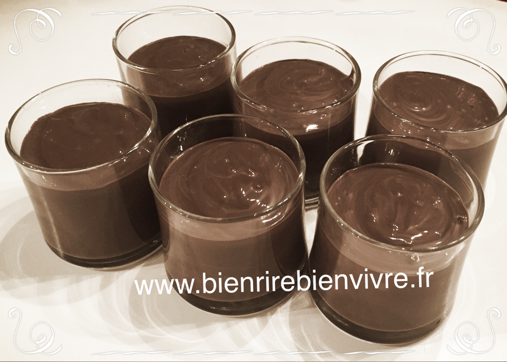 Mousse au chocolat sans gluten, sans lactose, sans œuf 