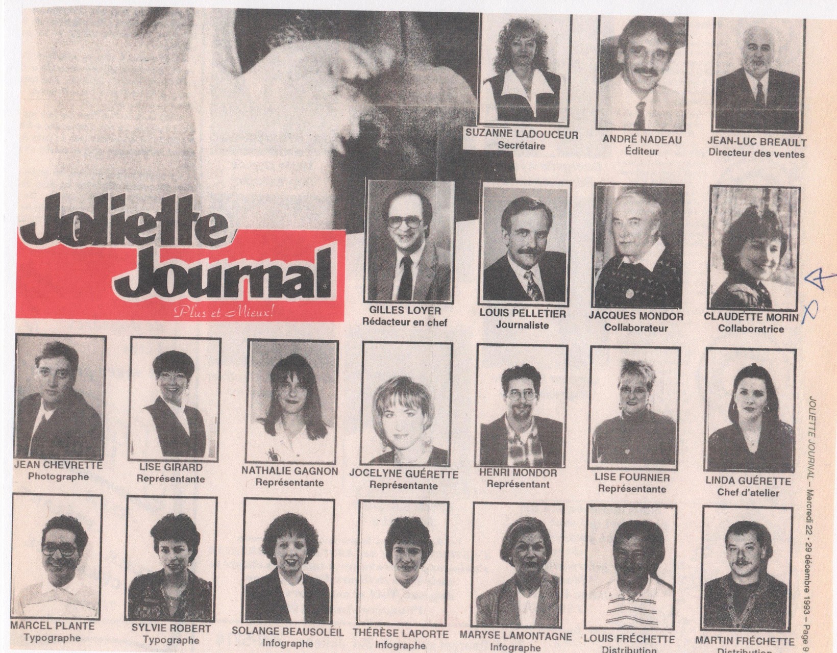Collaboratrice au Joliette Journal - éditeur André Nadeau