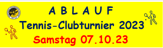 ABLAUF:Kinder+Jugend Clubturnier 2023