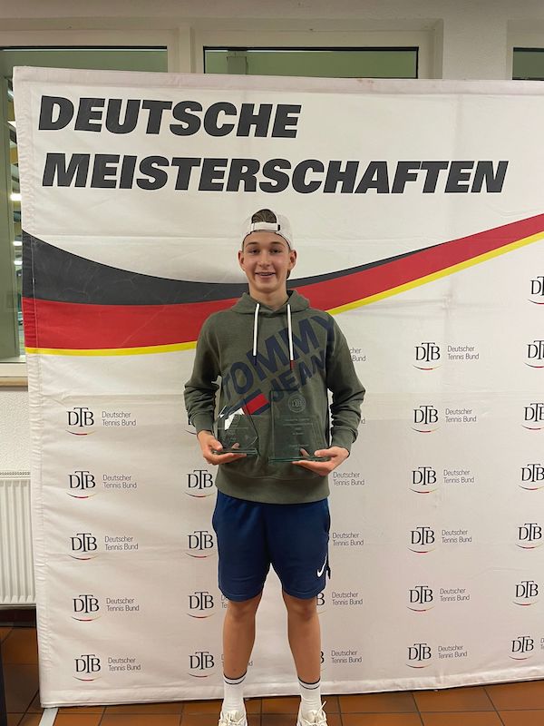 Felix Triquart ist Deutscher Meister im Doppel