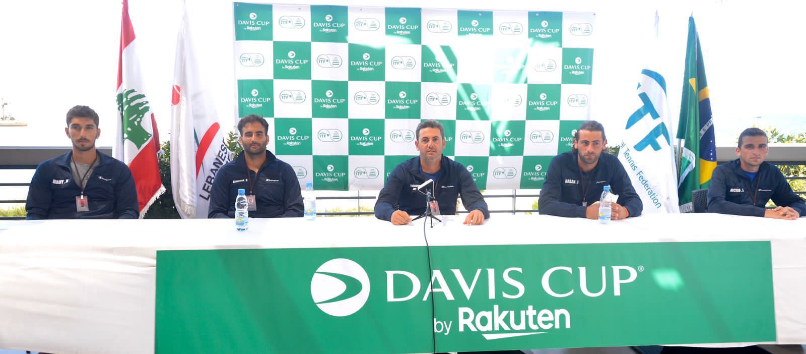 Hasan Ibrahim beim Davis Cup