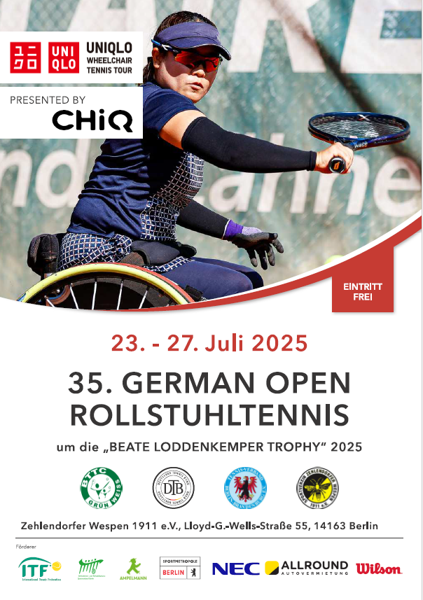 35. Beate Loddenkemper German Open im Rollstuhltennis im Wespennest