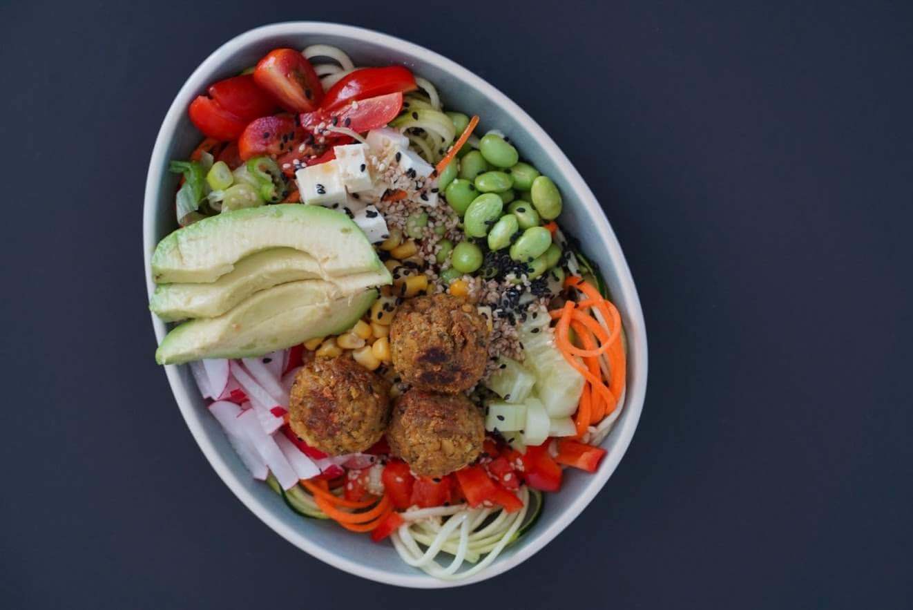 Bunte Falafel Bowl | clean & proteinreich