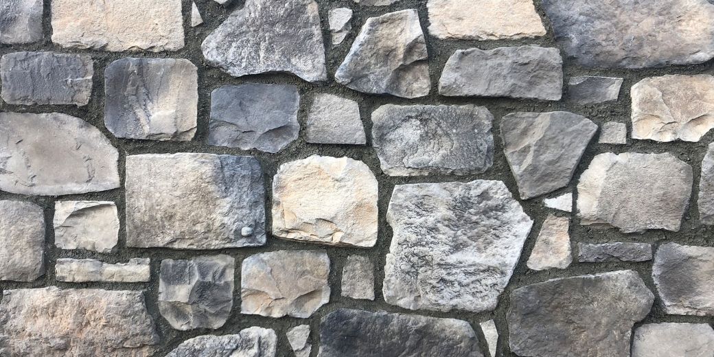 Gebirgsstein Mauerverblender Alps Plessur - Felsartige Steinverblender für Innen und Außen