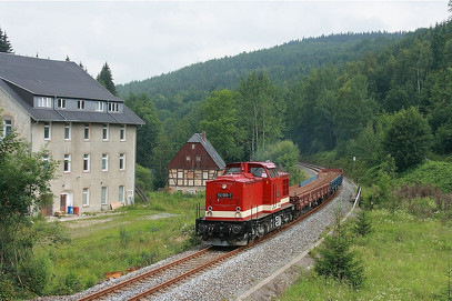 Bild: Wünschendorf Erzgebirge Flöhatalbahn