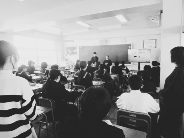 Lecture @二島中学校