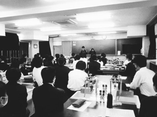 Lecture @浅川中学校