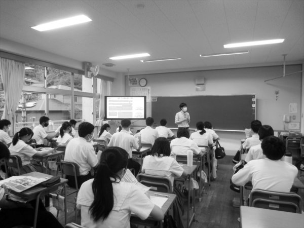 Lecture @熊西中学校