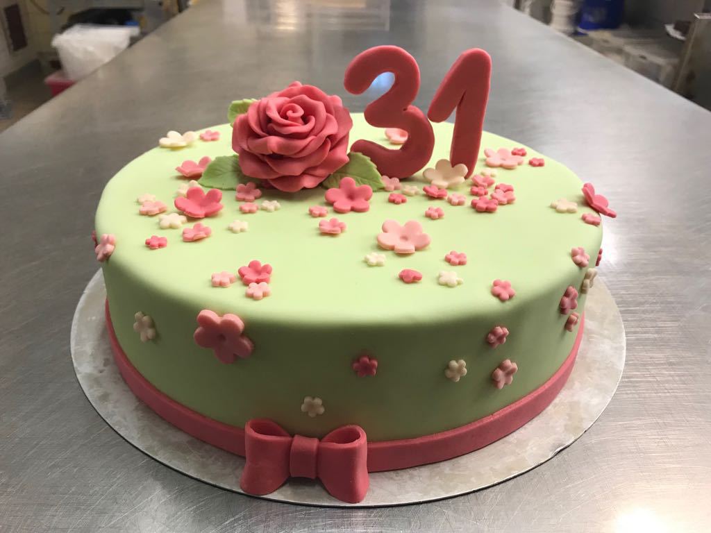 Lindgrün Blümchen