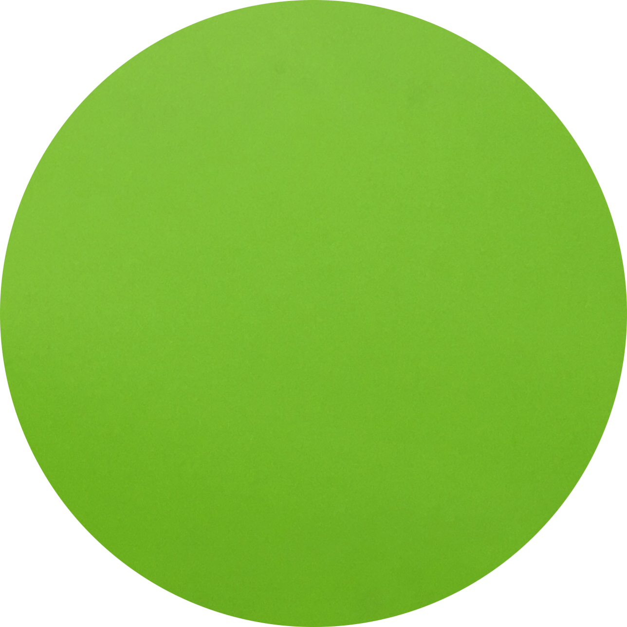 Lime Green Gloss 1.25 x 2.49 - 4.98 4mm FEVE